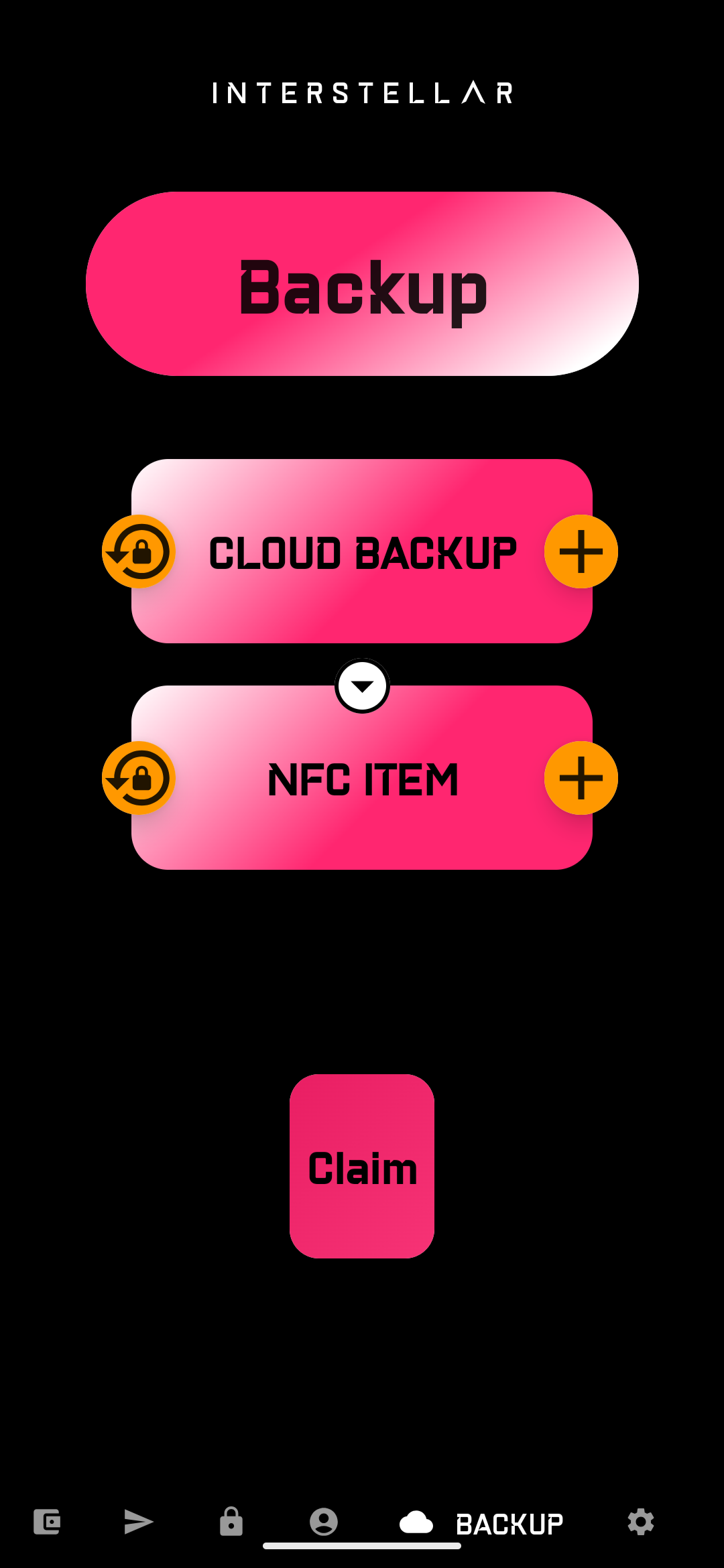 initial backup