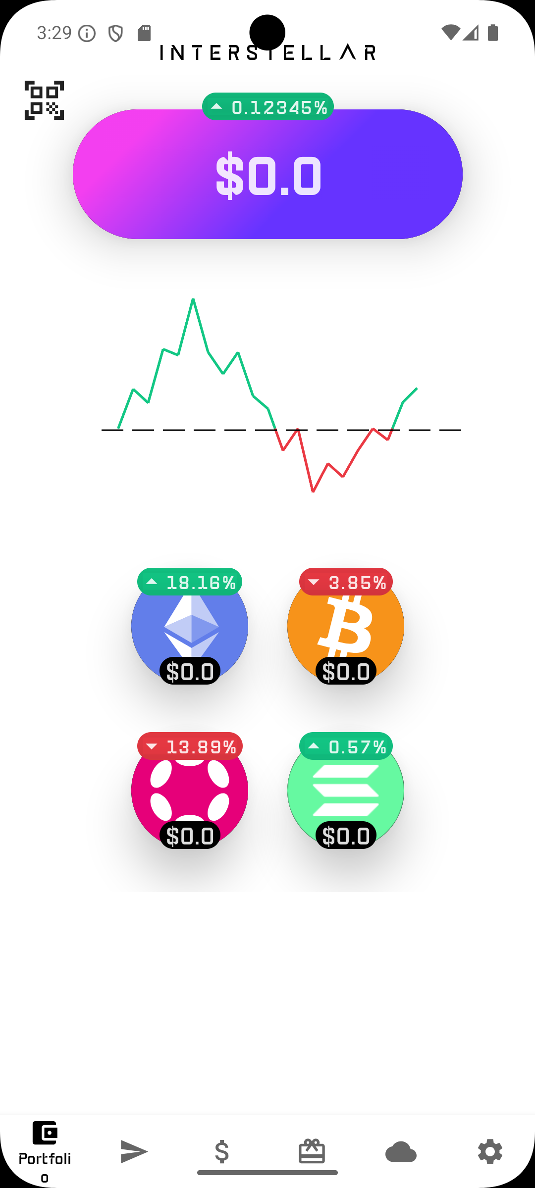 portfolio QR